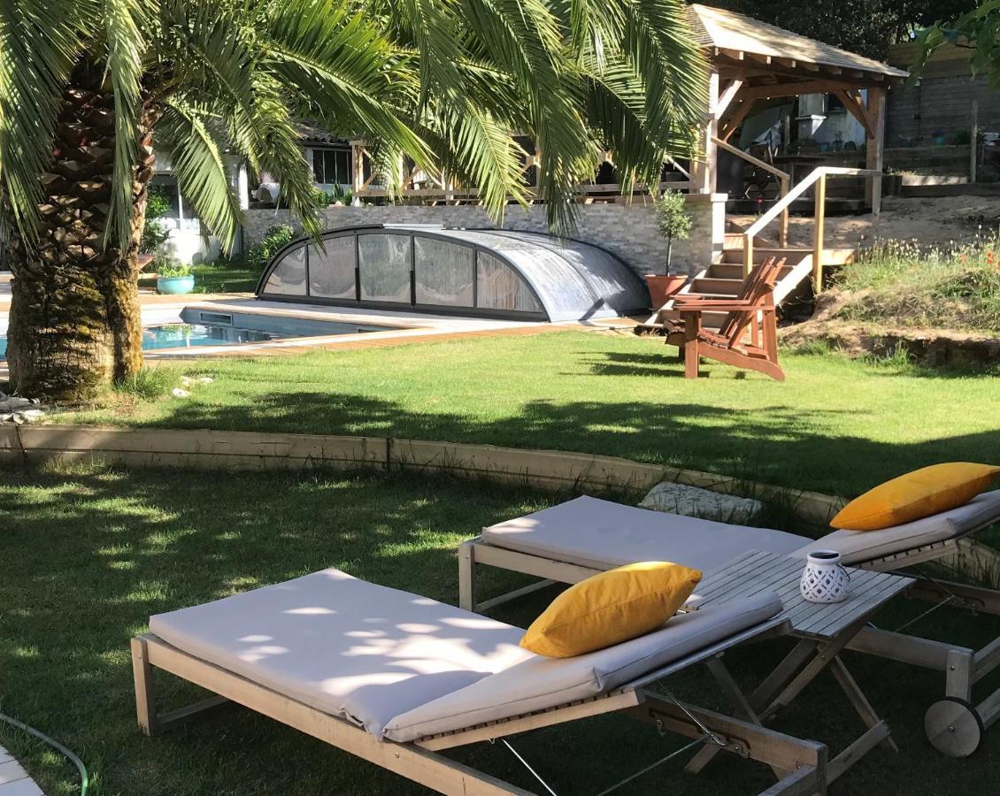 La Maison De La Dune: Beachfront Oasis with Jacuzzi and Heated Pool La Couarde-sur-Mer Exterior photo